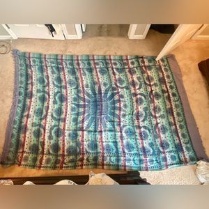 Giant sun and moon tapestry